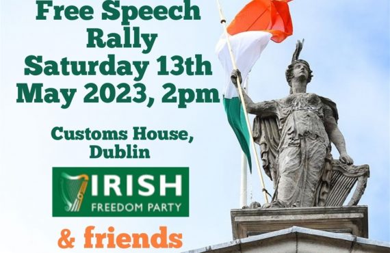 Irish Freedom FREE SPEECH RALLY