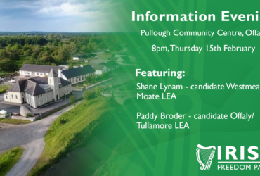 Irish Freedom Midlands Information Evening