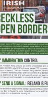 Reckless Open Borders leaflet - page 1/2